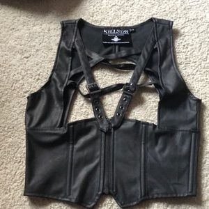 Killstar No Mercy Harness Top NWOT